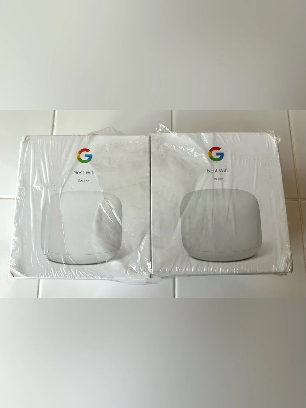 Google Nest Wifi AC2200 Mesh WiFi Routers 2-Pack New Sealed Snow